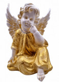 Cumpara ieftin Statueta decorativa, Inger, Auriu, 24 cm, DVSAA032ZT