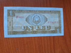 1 leu 1966 - UNC (aUNC)