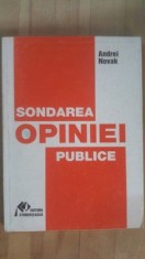 Sondarea opiniei publice- Andrei Novak