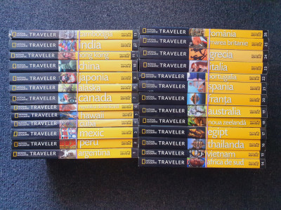 NATIONAL GEOGRAPHIC TRAVELER (26 de volume, colectia completa) foto