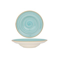 Bonna Farfurie cu paste - Aqua - Por&Aring;&pound;elan - 27 cm (450cc) - set de 2
