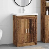 Cumpara ieftin Set de mobilier pentru baie Lemn vechi 61 x 40 x 84,5 cm