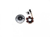 Ansamblu Aprindere Stator Rotor Piaggio 2T, 6 Bobine - Diametru 96mm, Volanta 116mm