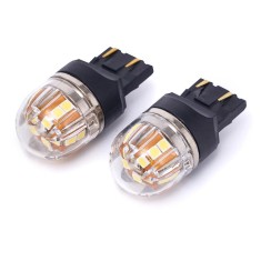 Set 2 becuri Led t20 w21/5w 2 faze canbus alb 12v