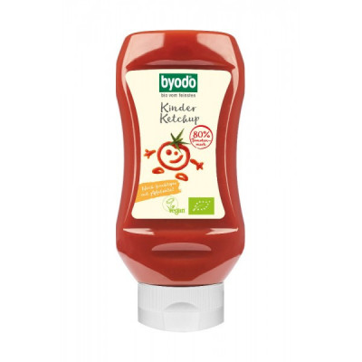 Ketchup pentru Copii cu 80% Tomate Bio Fara Gluten 300 mililitri Byodo foto