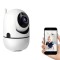 Camera IP WiFi, rotativa la 360?, Full HD, Night Vision, notificari telefonice, alb