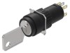 Comutator rotativ cu cheie EAO 16mm 2 NC + NO cod 51-135.022D