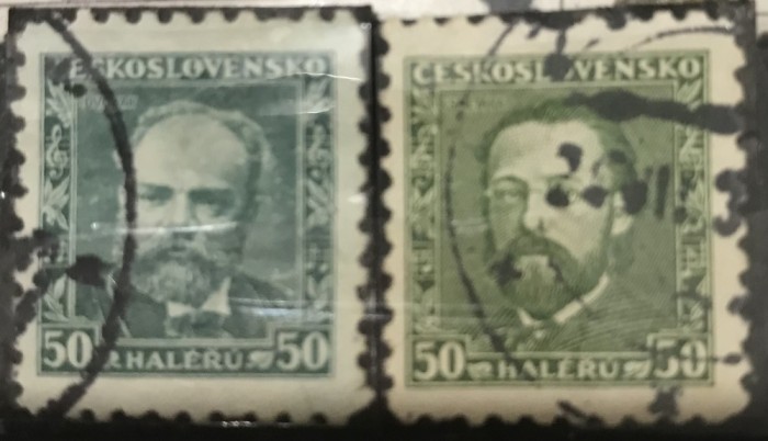 (CEHOSLOVACIA 1 ) Timbre serii Straine