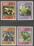 Insulele Cayman 1987 - Flora, fructe, serie neuzata
