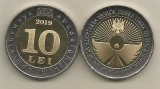 MOLDOVA 10 LEI 2019 BIMETAL - UNC din fisic COMEMORATIVA : 30 ANI GRAFIE LATINA