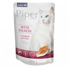 Piper Cat Adult hrană la plic cu somon 100 g