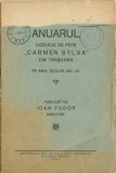 C9734N Anuarul Liceului de fete Carmen Sylva din Timișoara pe anul școlar 1921-22 publicat de Ioan Fodor, director, 1922, Timișoara