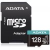 Card Memorie microSDXC Adata, 128GB, Clasa 10 / UHS-1 U3, Cu Adaptor AUSDX128GUI3V30SA2-RA1