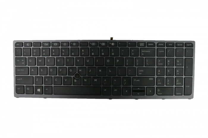 Tastatura Laptop, HP, Zbook 15 G3, 848311-001, cu iluminare, layout US