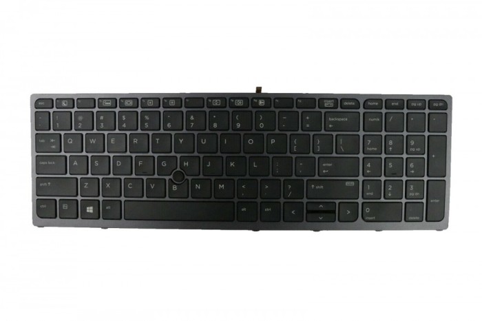 Tastatura Laptop, HP, Zbook 17 G4, 848311-001, cu iluminare, layout US