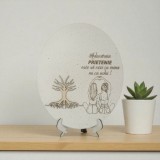 DecoArtBurlui baza licheni ovala cu suport copacul vietii prietenie