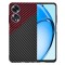 Husa pentru Oppo A60, Techsuit, Carbonite FiberShell, Neagra Rosie