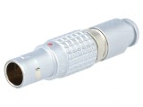 Conector Circular 0B 3PIN Mufă Tată Lipire pe Cablu 8A IP50