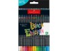 Creioane colorate triunghiulare black edition Faber-Castell 36 culori/set, Faber Castell