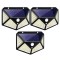 Set 3 Lampi Solare 100 LED, Senzor de Lumina si de Miscare, Buton de ON/OFF si de Setare a Intensitatii Luminii, Incarcare Solara, Indicator Protectie