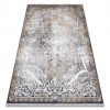 Covor LUCE 91 modern ornament vintage - structural gri / muştar, 115x170 cm, Dreptunghi, Poliester