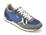 Pantofi sport PEPE JEANS albastri, MS40016, din material textil