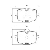 Brembo set placute frana, frana disc Prime Line