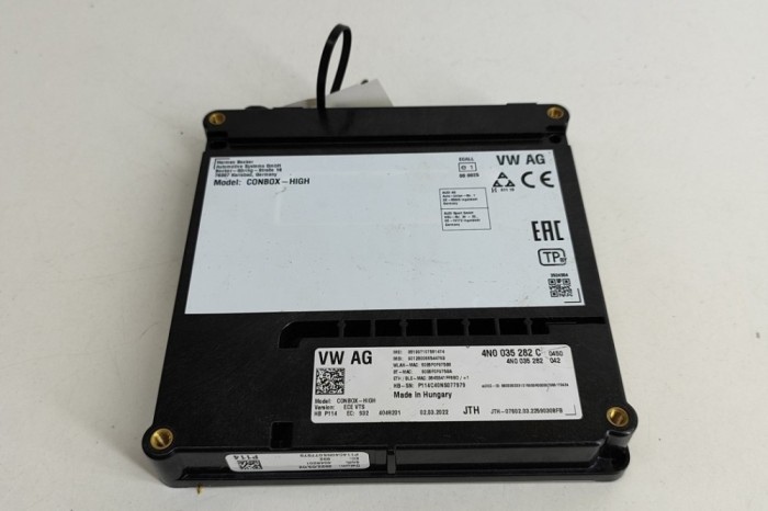 Unitate de control telefon PORSCHE Taycan 2022 OEM: 4N0035282C,4N0.035.282.C,4N0035282,4N0.035.282 25091164