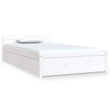 Cumpara ieftin Cadru de pat cu sertare Single, alb, 90x190 cm