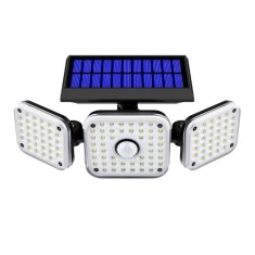 Lampa solara 112 LED, 20W, senzor de miscare, 2400 mAh, 3 moduri de iluminare