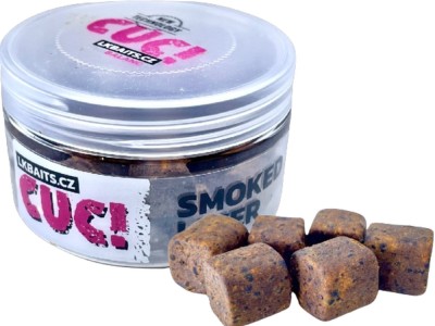 Pop-up LK BAITS CUC! Patratica Fluoro, Ficat Afumat, 10mm, 100ml foto