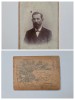 Fotografie Cabinet A. Gisher, Portret de barbat, Kishinev, Chisinau, Moldova, Basarabia, ca. 1890