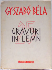 GY. SZABO BELA - 25 GRAVURI IN LEMN , 1949 foto