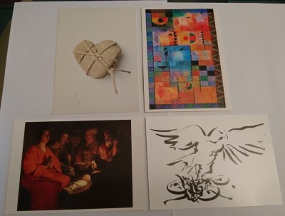 set 16 carti postale necirculate, arta Cantor, La Tour, Rembrandt, etc. foto