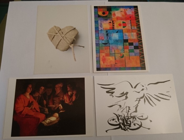 set 16 carti postale necirculate, arta Cantor, La Tour, Rembrandt, etc.