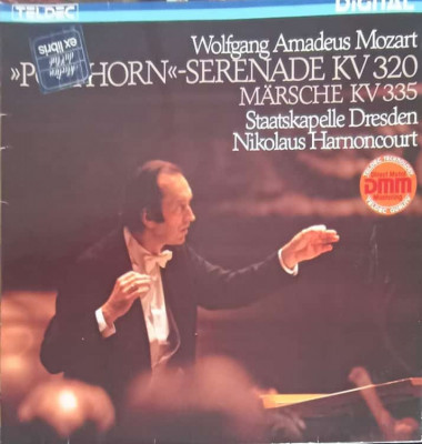 Disc vinil, LP. Posthorn Serenade KV 320 - M&amp;auml;rsche KV 335-Wolfgang Amadeus Mozart - Staatskapelle Dresden, Niko foto