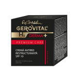 Crema antirid restructuranta SPF 10 H3 Derma+ Premium Care, 50 ml, Gerovital, Farmec