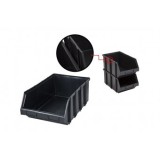 Cutie ModulBox cu sistem de fixare si suprapunere, Dimensiune 107x70x73mm, Culoare Negru
