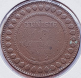 2480 Tunisia 10 centimes 1917 Muhammad V 1336 (uzata) km 236, Africa