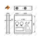 Radiator incalzire habitaclu Nrf 54298