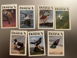 Dominica - Serie timbre pasari, fauna nestampilate MNH, Nestampilat