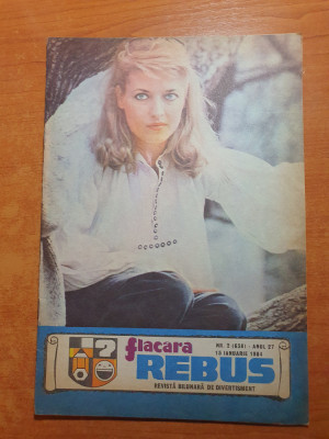 revista flacara rebus 15 ianuarie 1984-total necompletata foto