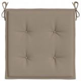 Perne scaune gradina 6 buc. gri taupe 50x50x3cm tesatura Oxford GartenMobel Dekor, vidaXL