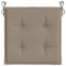 Perne scaune gradina 6 buc. gri taupe 50x50x3cm tesatura Oxford GartenMobel Dekor