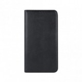 Husa Flip Carte Stand Neagra Huawei P Smart, Inchidere Magnetica Premium