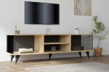 Comoda TV, Asse Home, Josef, 160x48.6x40 cm, Maro