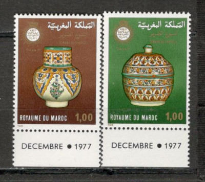 Maroc.1978 Saptamina nevazatorilor-Ceramica MM.77 foto