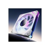 Ventilator PC RGB 140 mm cu debit de aer ridicat 89.77 CFM &ndash; Alb