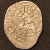 Moneda Argint Spania Andalusia, Half Dirhams, 1145-1147, Califatul Fatimid din Egipt, cu Certificat Conformitate