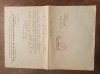 Document Semnat Tudor Vianu &amp; H. Catargi, 1963, A4. Autograf Olograf. Carte Veche, Bibliofilie